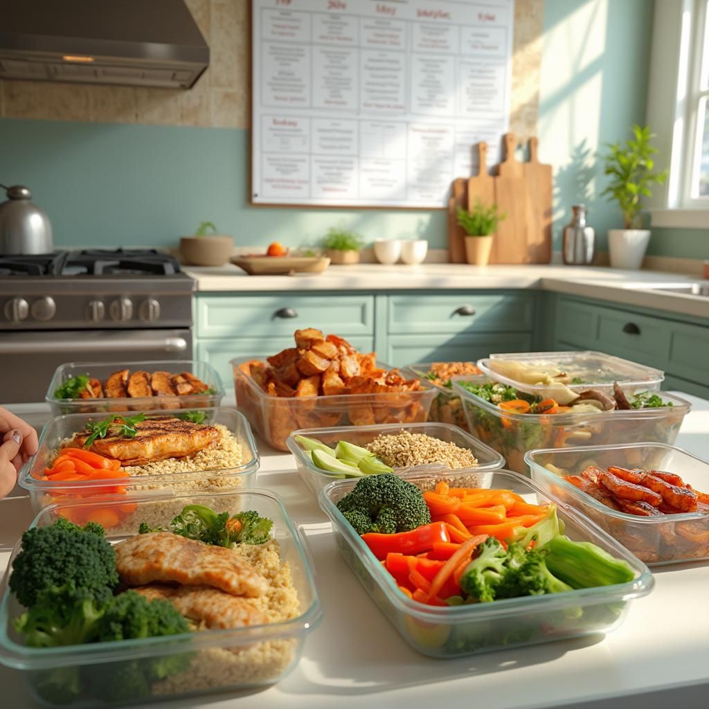 Abstract modular plate blocks for educational meal composition
